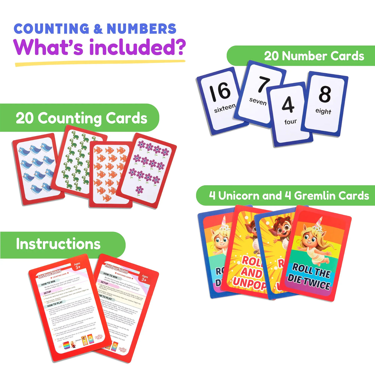 Counting & Numbers Card Pack - BIG FRENCHIES