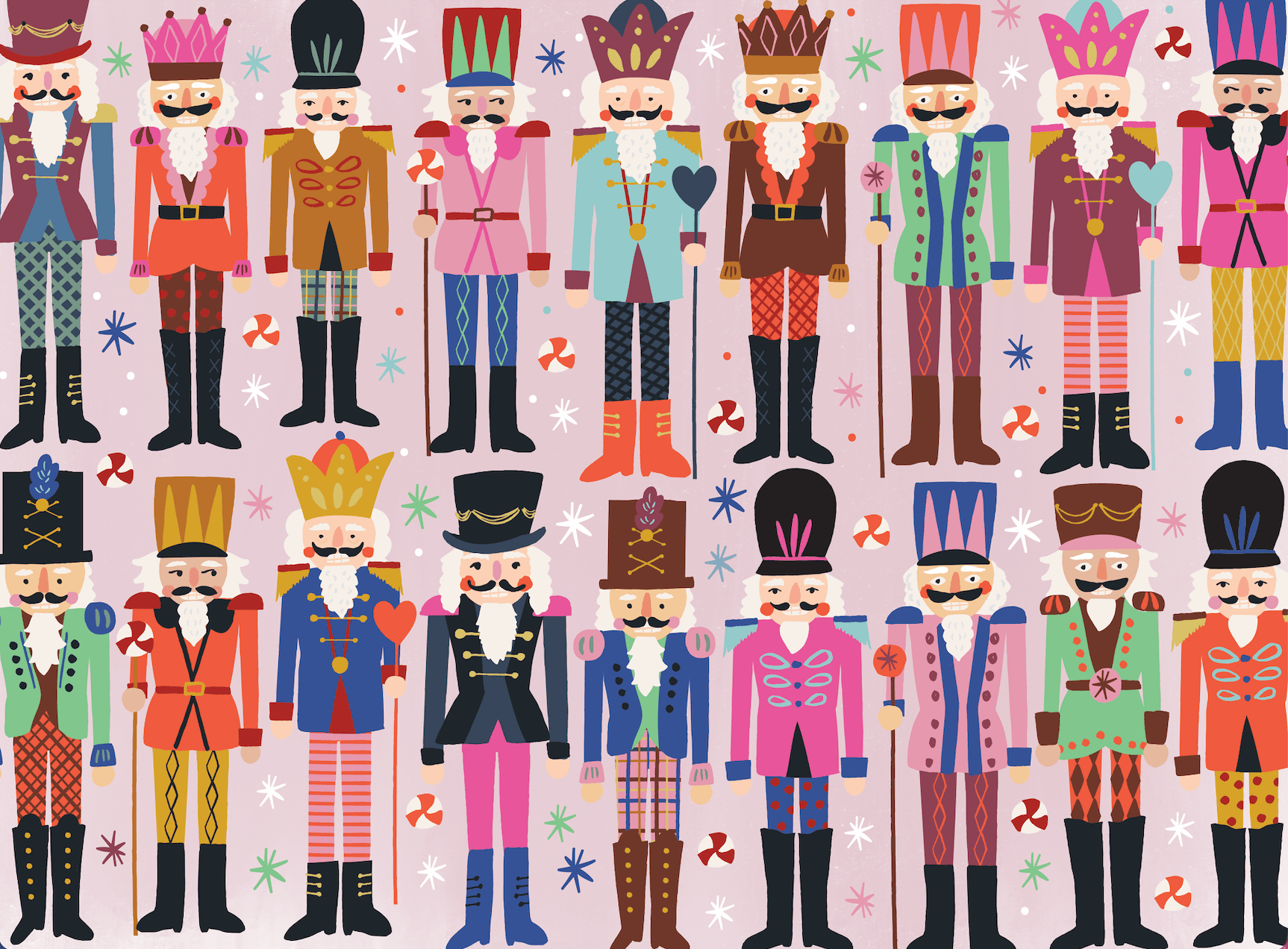 Nutcracker Collection 1000 Piece Jigsaw Puzzle by Puzzlefolk