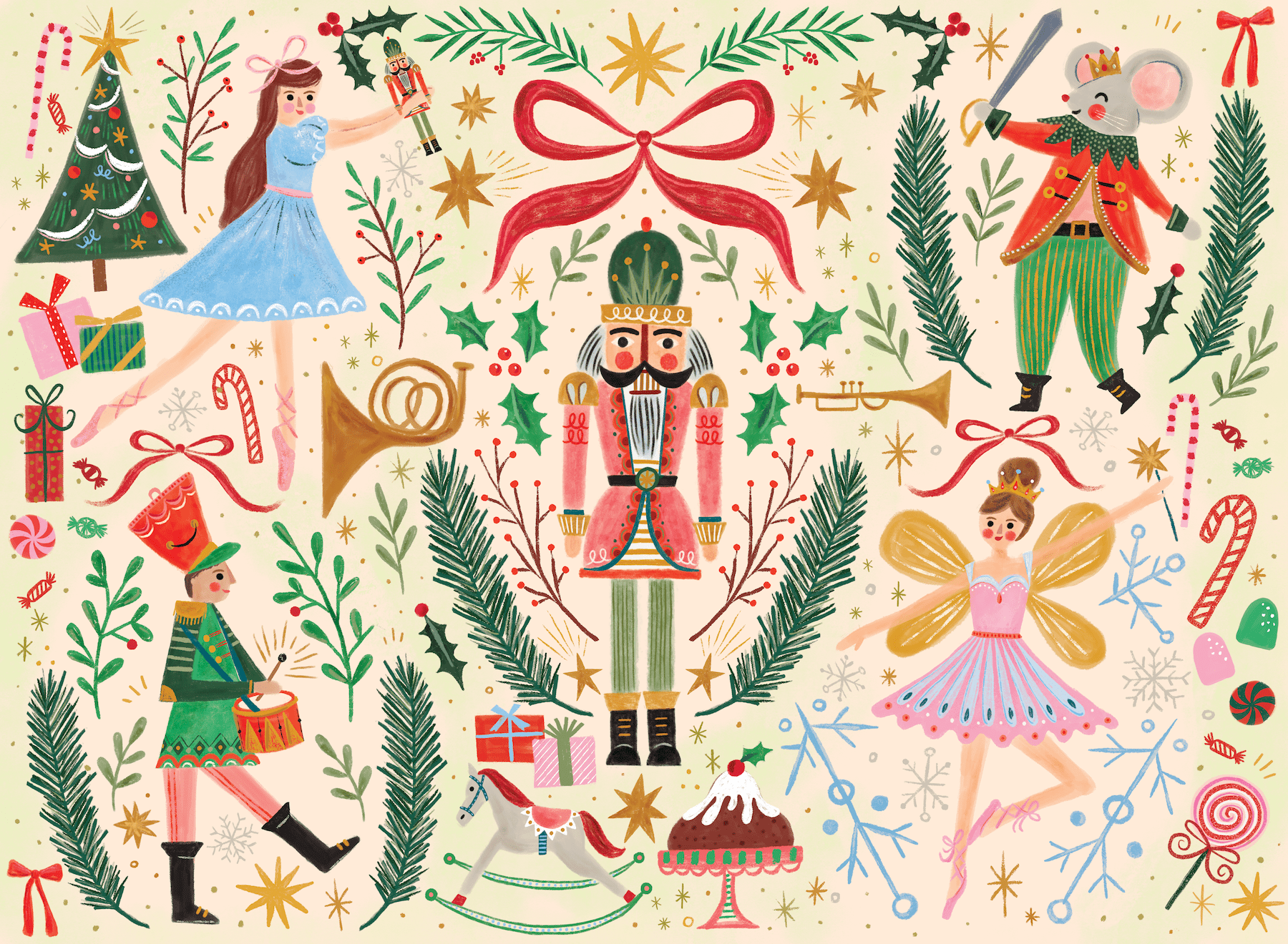 Nutcracker Magic 500 Piece Jigsaw Puzzle by Puzzlefolk