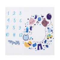 Newborn Baby Milestone Photography Blanket - # BAGE41110002 - BIG FRENCHIES