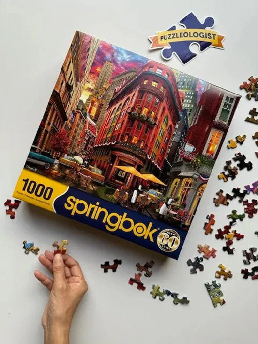 Nyc Street 1000 Piece Jigsaw Puzzle by Springbok Puzzles - BIG FRENCHIES