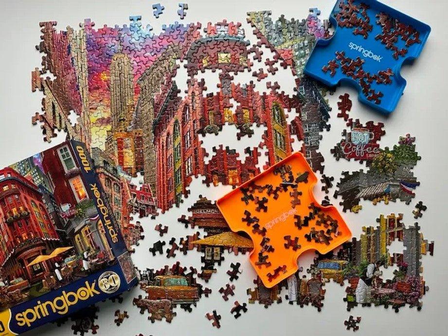 Nyc Street 1000 Piece Jigsaw Puzzle by Springbok Puzzles - BIG FRENCHIES