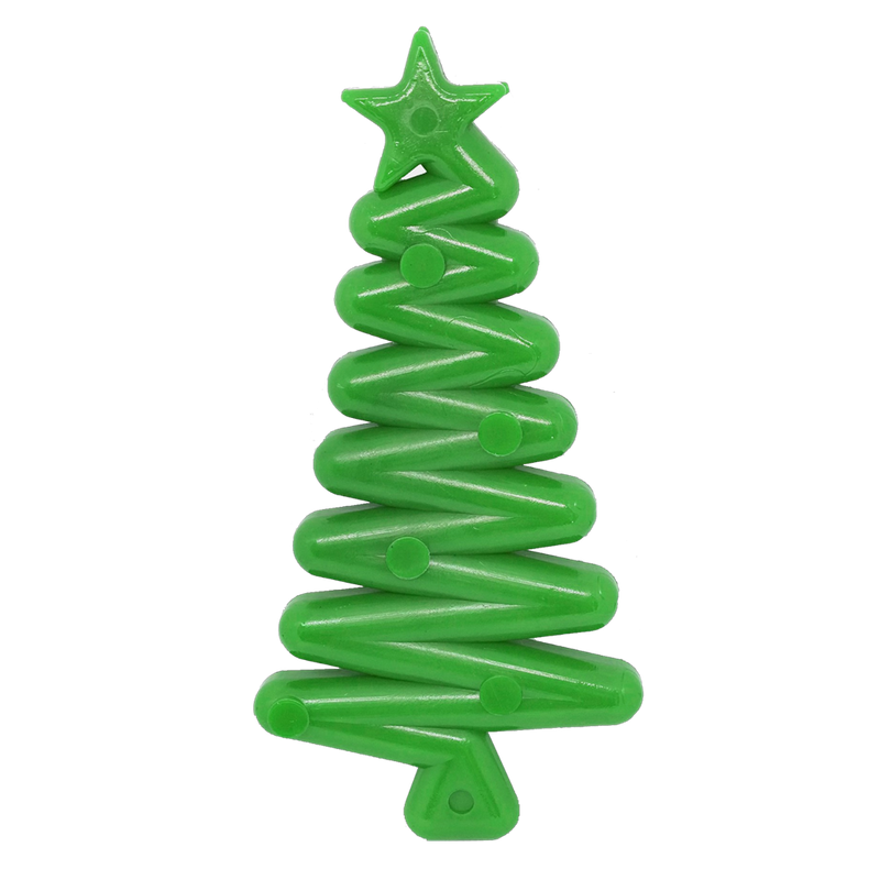 Christmas Tree Nylon Dog Chew Toy for Aggressive Chewers | USA Made & FDA Compliant - BIG FRENCHIES