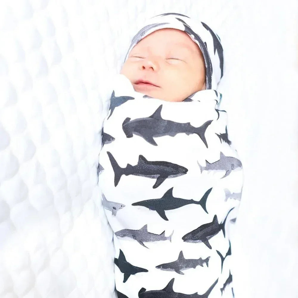 Newborn Swaddle Blanket - # BAGE41210021 - BIG FRENCHIES