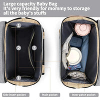 Baby Diaper Bag - Foldable Baby Bed - # BAGEG11610003 - BIG FRENCHIES