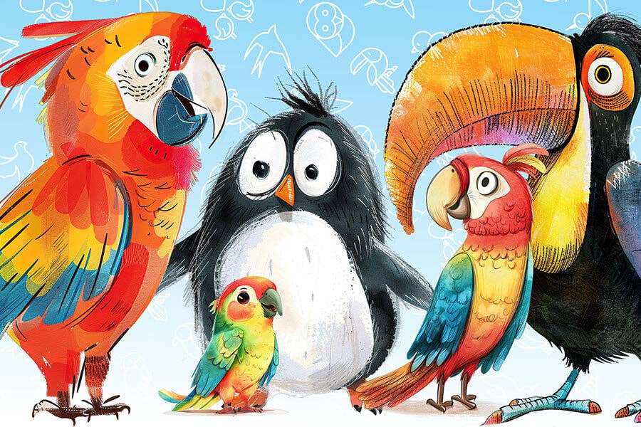 Odd Bird Out Mini Puzzle | MicroPuzzles