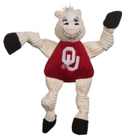 NCAA University of Oklahoma, Sooner Knottie® Plush Dog Toy - BIG FRENCHIES