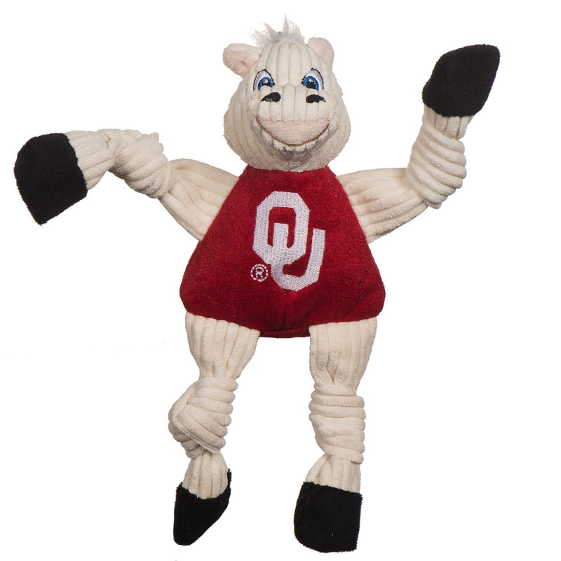 NCAA University of Oklahoma, Sooner Knottie® Plush Dog Toy - BIG FRENCHIES