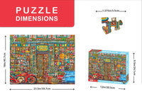 Old School Antiques 500 Piece Jigsaw Puzzle by Springbok Puzzles - BIG FRENCHIES