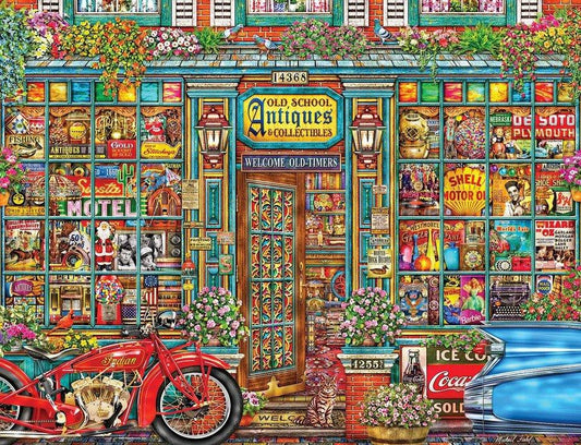 Old School Antiques 500 Piece Jigsaw Puzzle by Springbok Puzzles - BIG FRENCHIES