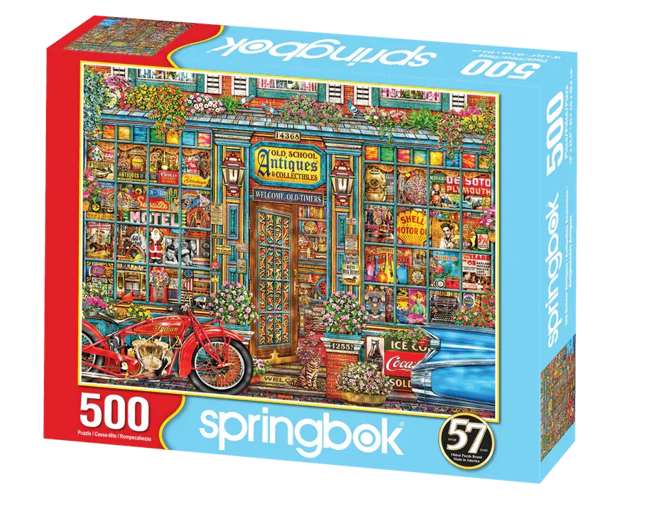 Old School Antiques 500 Piece Jigsaw Puzzle by Springbok Puzzles - BIG FRENCHIES