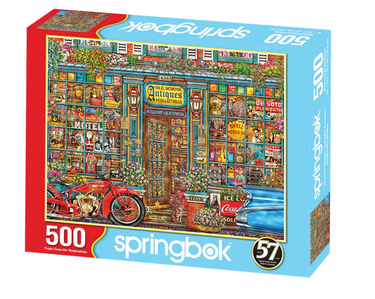 Old School Antiques 500 Piece Jigsaw Puzzle by Springbok Puzzles - BIG FRENCHIES
