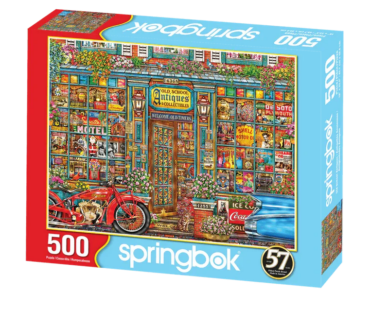 Old School Antiques 500 Piece Jigsaw Puzzle by Springbok Puzzles - BIG FRENCHIES