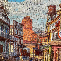 Old Western Town 500 Piece Jigsaw Puzzle by Springbok Puzzles - BIG FRENCHIES