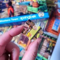 Old Western Town 500 Piece Jigsaw Puzzle by Springbok Puzzles - BIG FRENCHIES