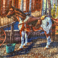 Old Western Town 500 Piece Jigsaw Puzzle by Springbok Puzzles - BIG FRENCHIES