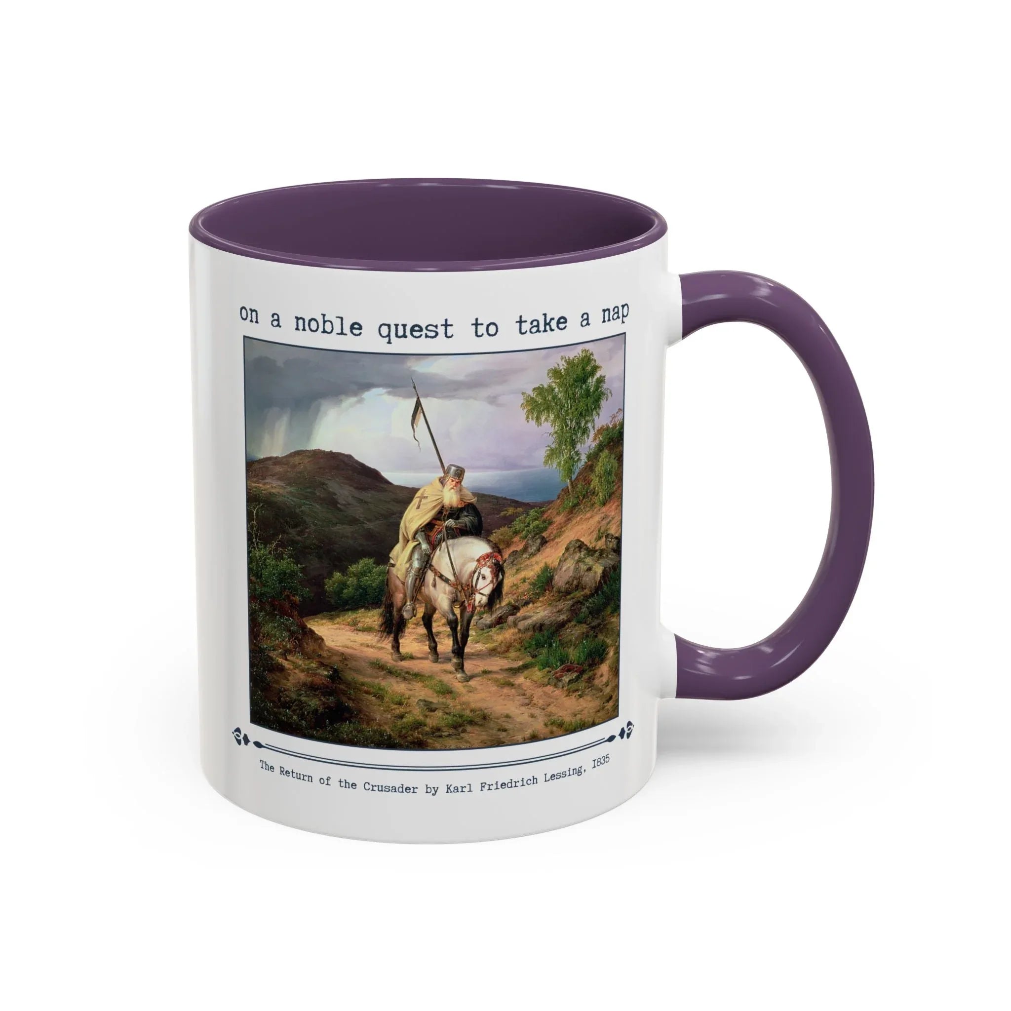 On a Noble Quest to Take a Nap 11 Oz Coffee Mug - BIG FRENCHIES
