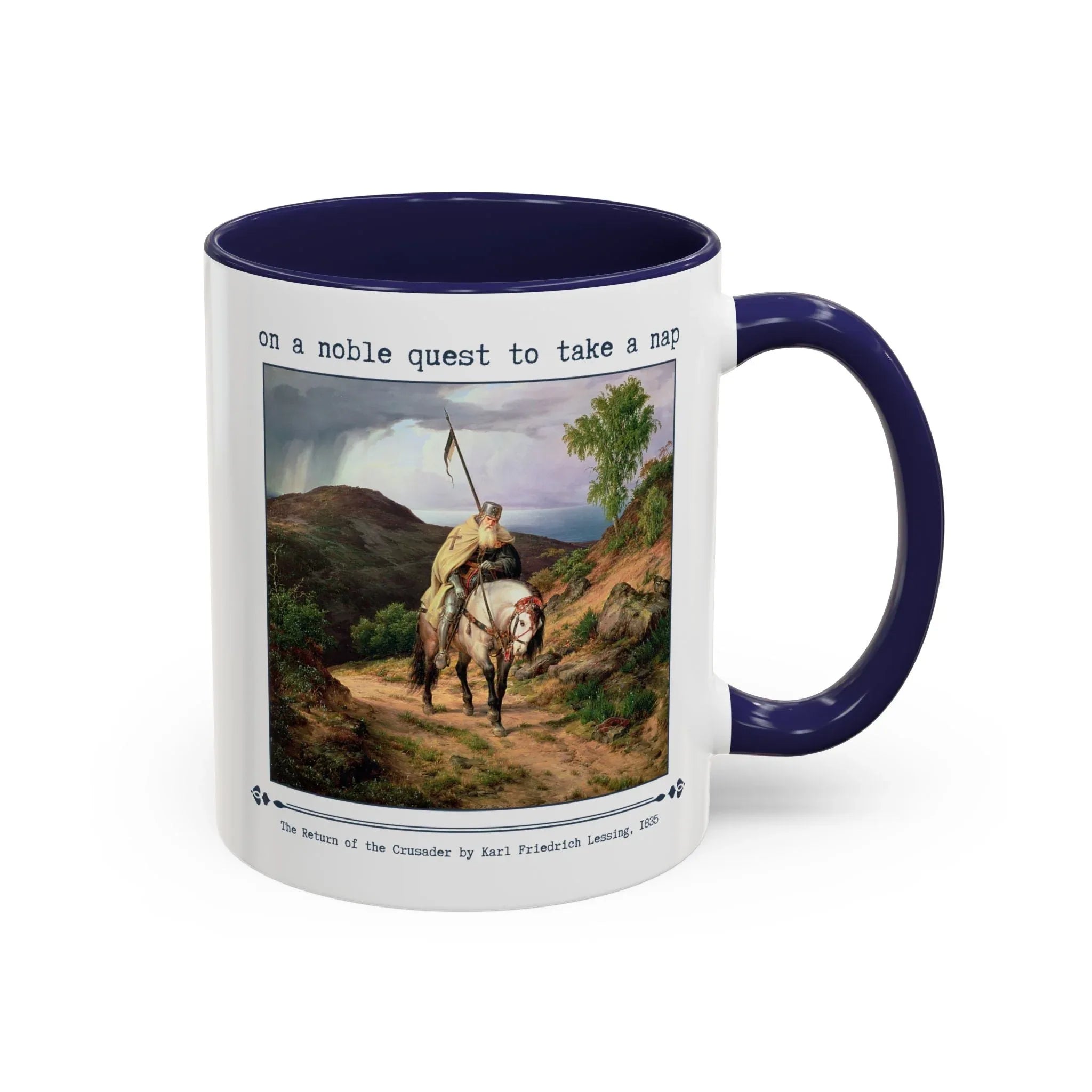 On a Noble Quest to Take a Nap 11 Oz Coffee Mug - BIG FRENCHIES