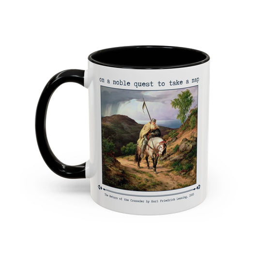 On a Noble Quest to Take a Nap 11 Oz Coffee Mug - BIG FRENCHIES