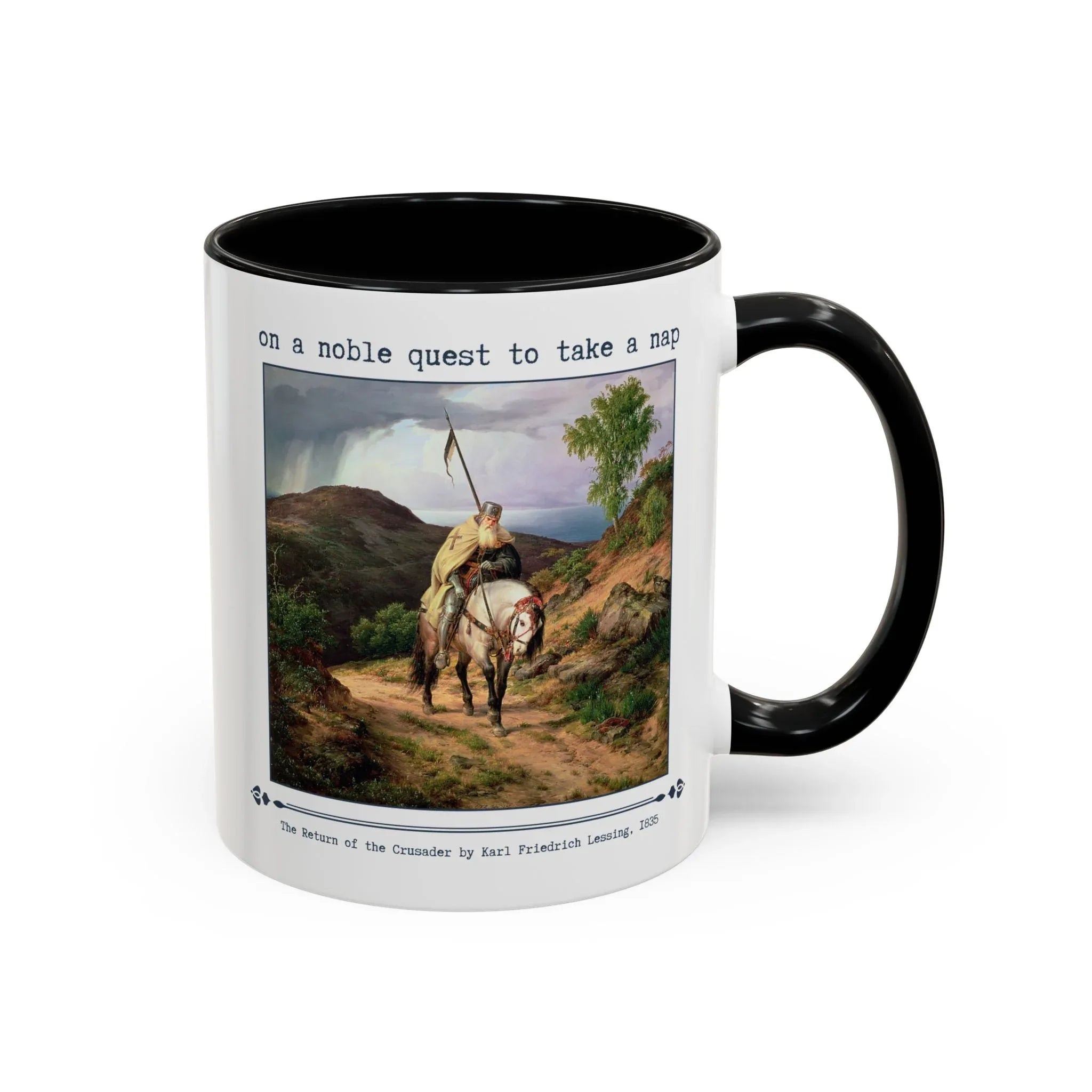 On a Noble Quest to Take a Nap 11 Oz Coffee Mug - BIG FRENCHIES