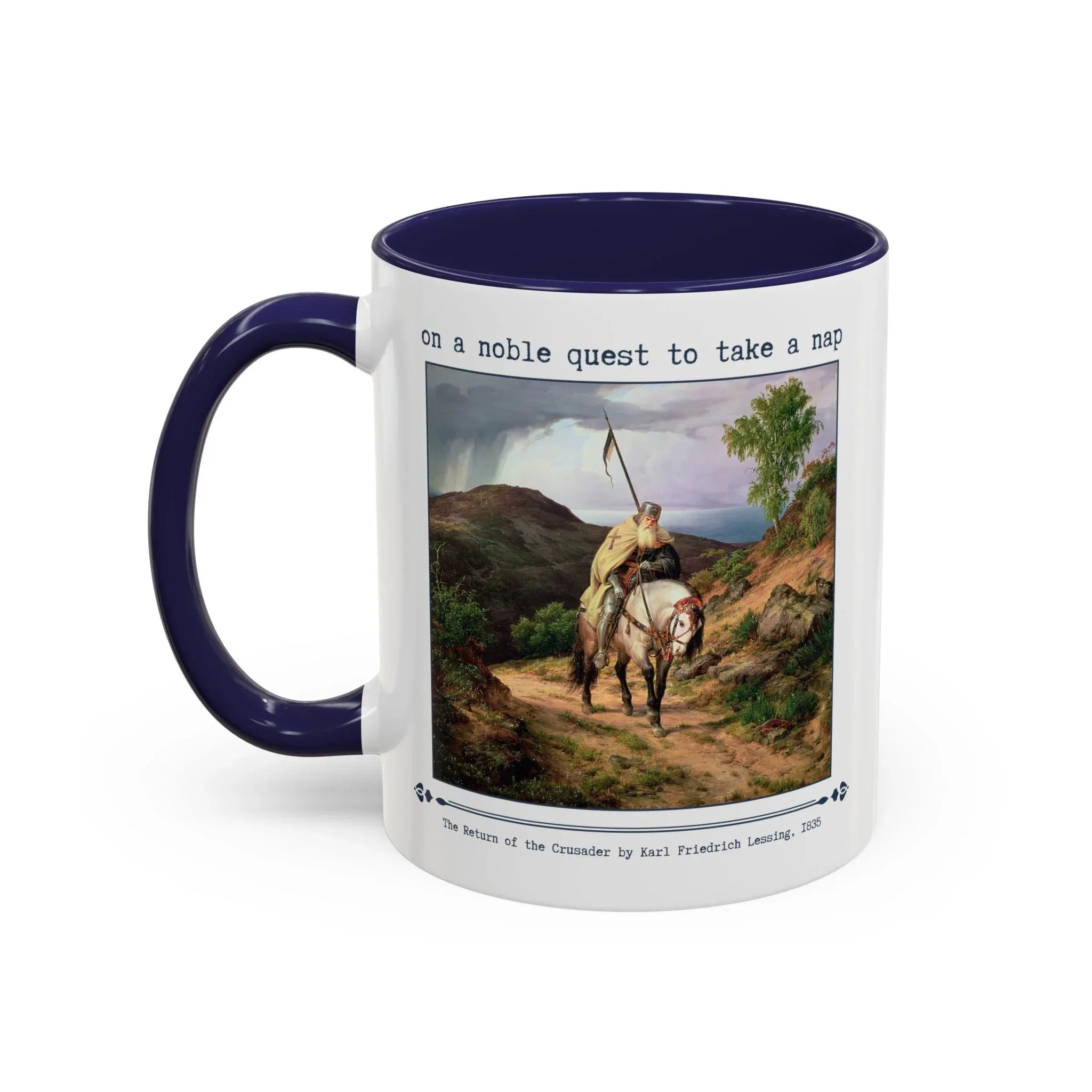 On a Noble Quest to Take a Nap 11 Oz Coffee Mug - BIG FRENCHIES