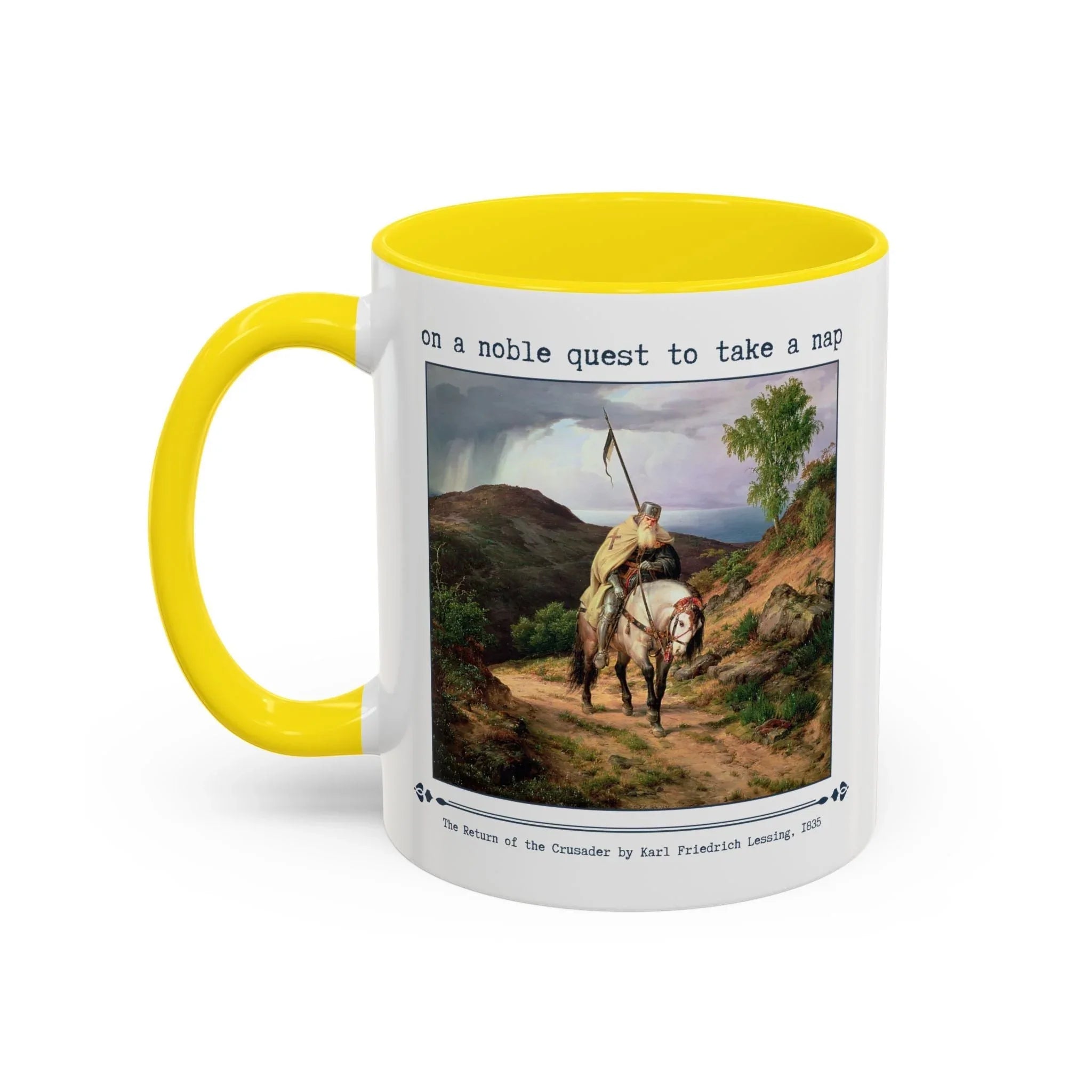 On a Noble Quest to Take a Nap 11 Oz Coffee Mug - BIG FRENCHIES