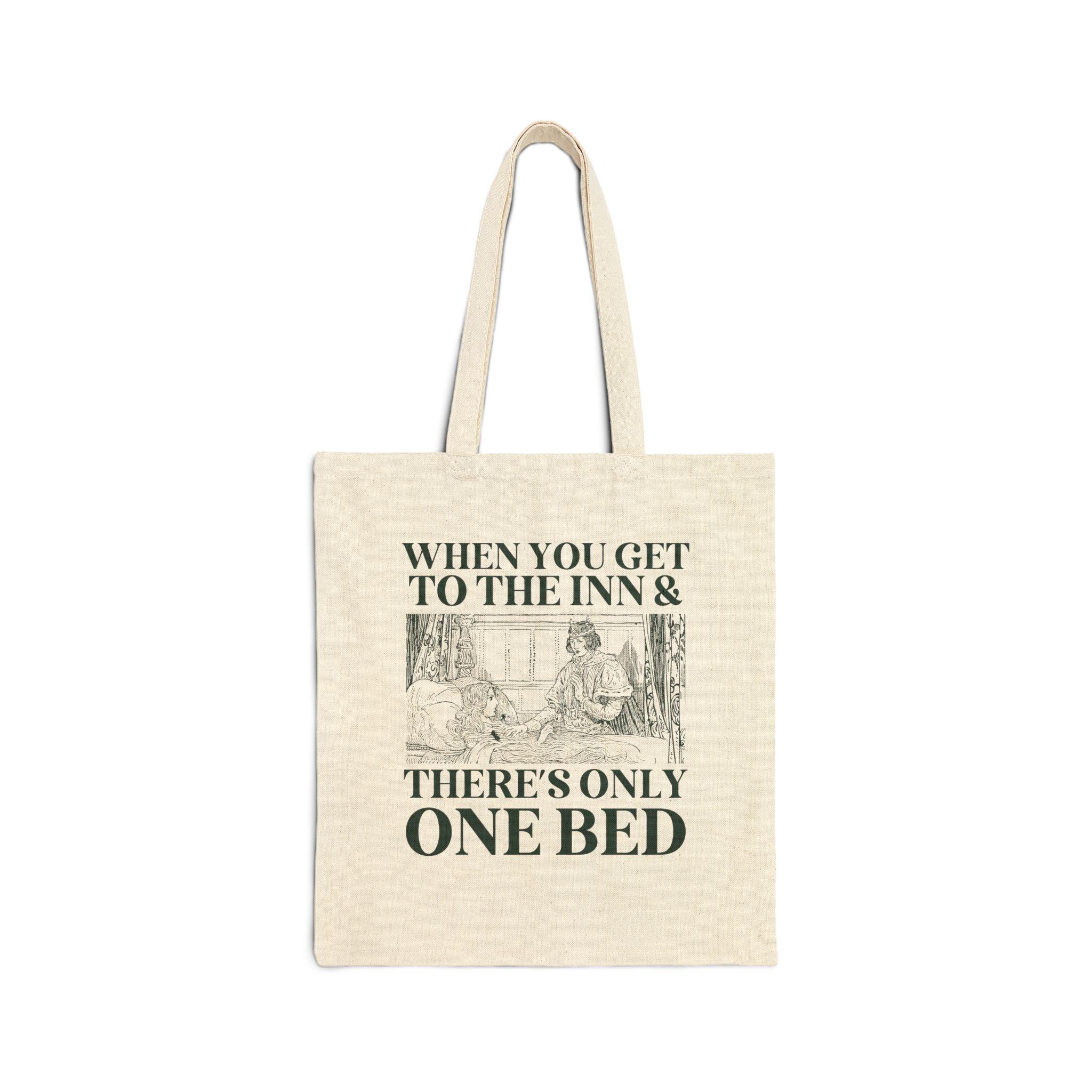Only One Bed Tote Bag for Friend Who Loves Romantasy or Historical Fiction Novels - BIG FRENCHIES