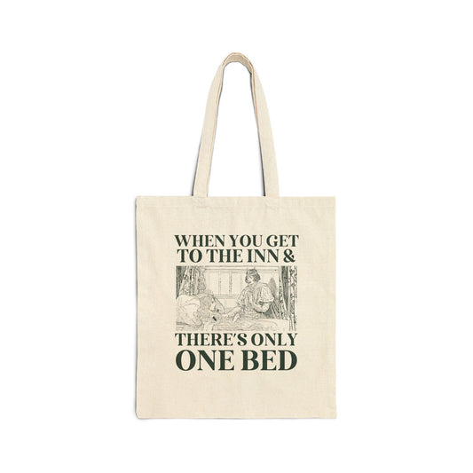 Only One Bed Tote Bag for Friend Who Loves Romantasy or Historical Fiction Novels - BIG FRENCHIES