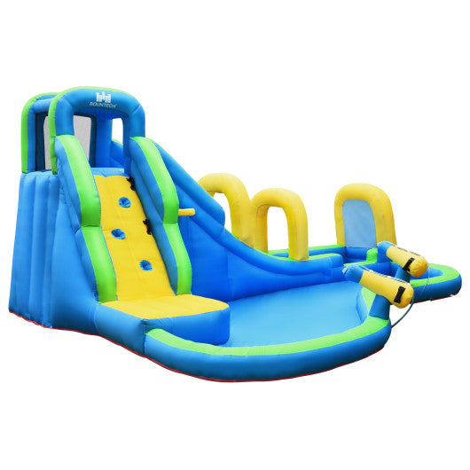 Inflatable Water Slide Kids Bounce House with Water Cannons and Hose Without Blower - BIG FRENCHIES