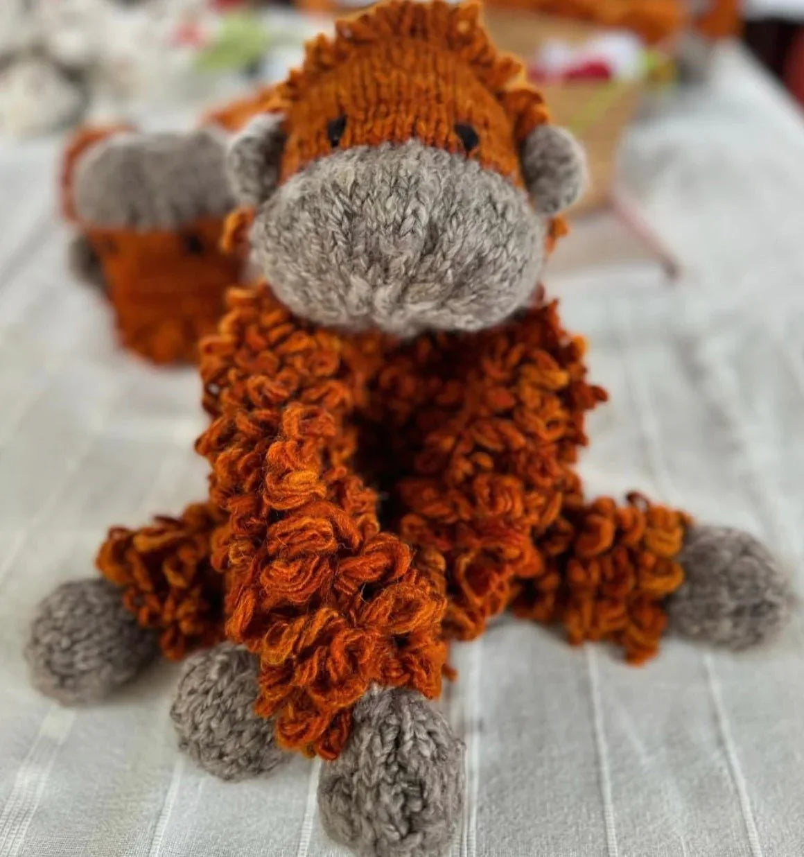 Wool Knit Buddy | Opal the Orangutan - BIG FRENCHIES