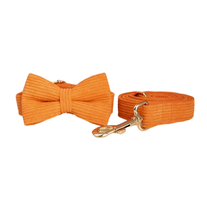 Personalized Orange Corduroy Classic Set