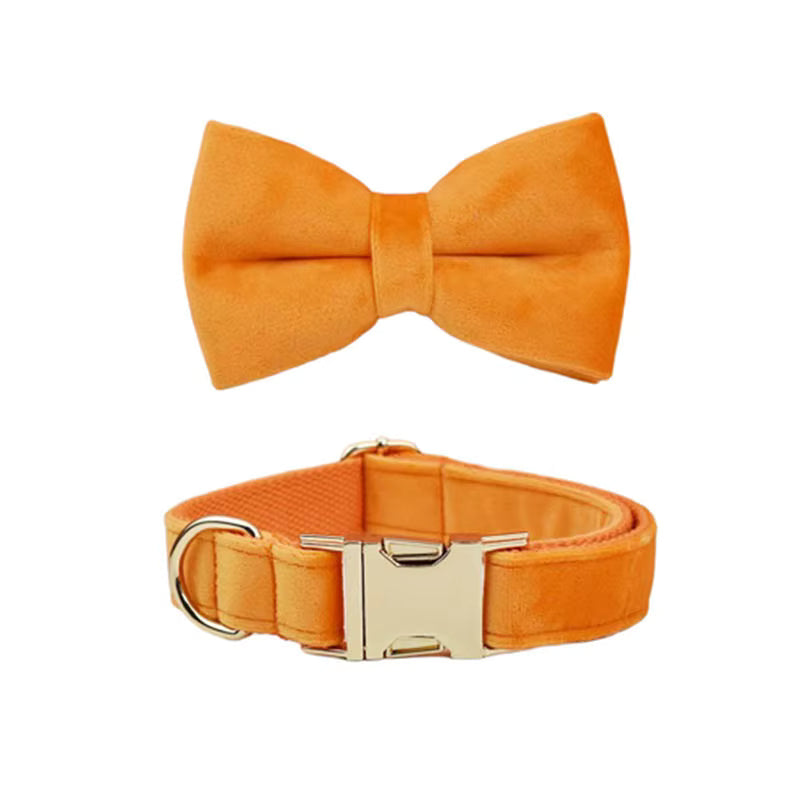 Personalized Orange Velvet Classic Set