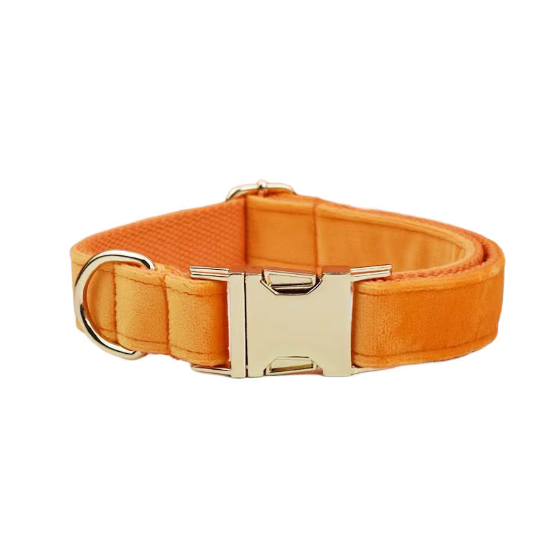 Personalized Orange Velvet Classic Set