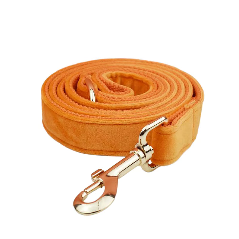 Personalized Orange Velvet Classic Set