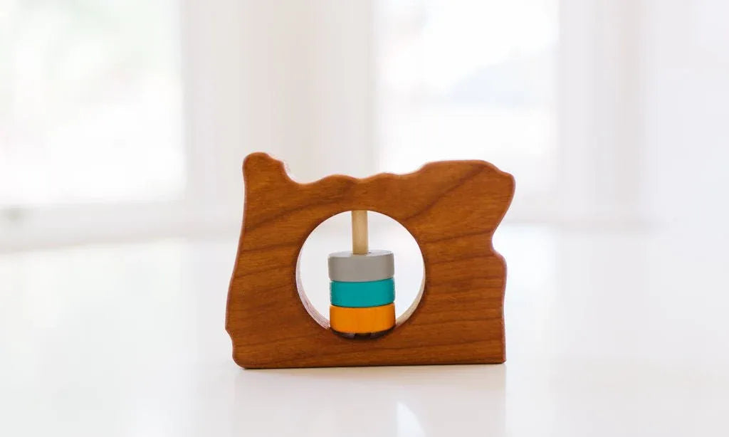 Oregon State Wooden Baby Rattle™ - BIG FRENCHIES