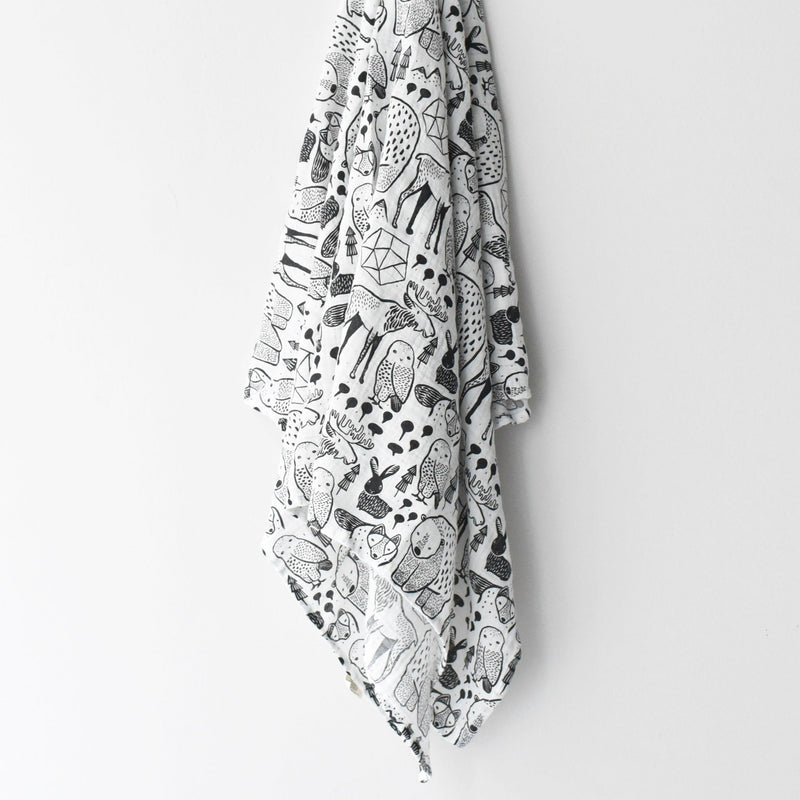 Organic Muslin Swaddle - Nordic