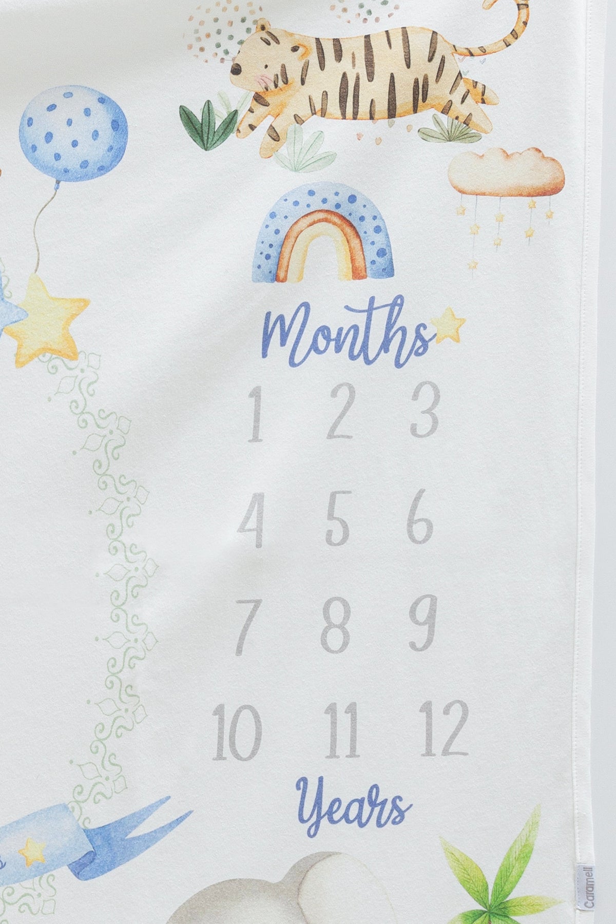 Safari Milestone Blanket - BIG FRENCHIES