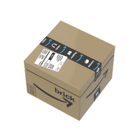 Amazing Shipping Box - Delivery Box - Custom Printed - Made Using LEGO® Parts