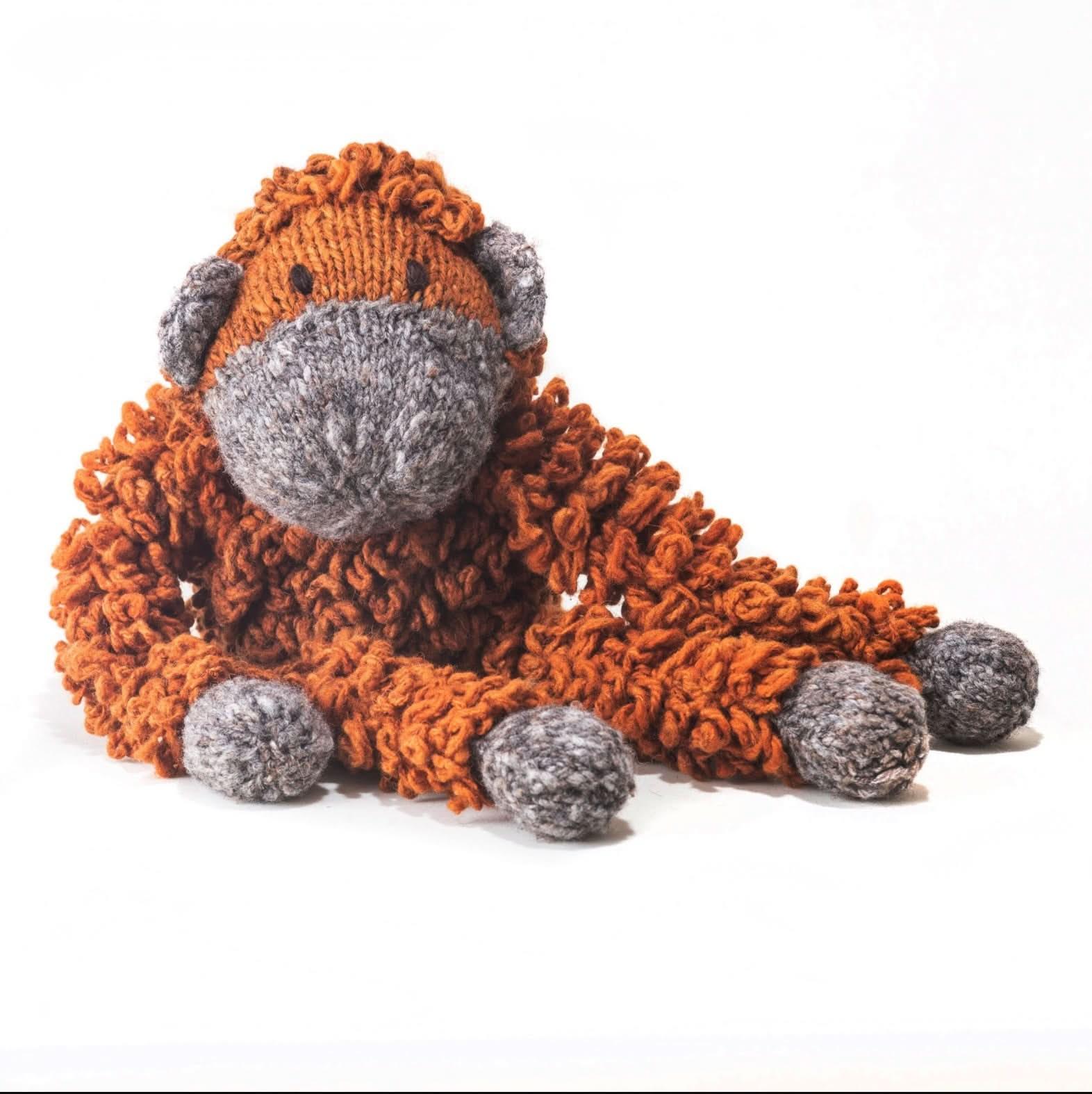 Wool Knit Buddy | Opal the Orangutan - BIG FRENCHIES
