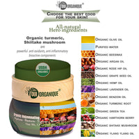Certified Organic Rejuvenating Anti-Wrinkle Cream for All Skin types(sensitive skin) Turmeric - BIG FRENCHIES