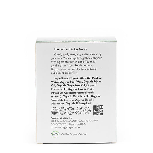 OUI ORGANIQUE Rejuvenating Eye Cream Dark circle fine line solution - BIG FRENCHIES