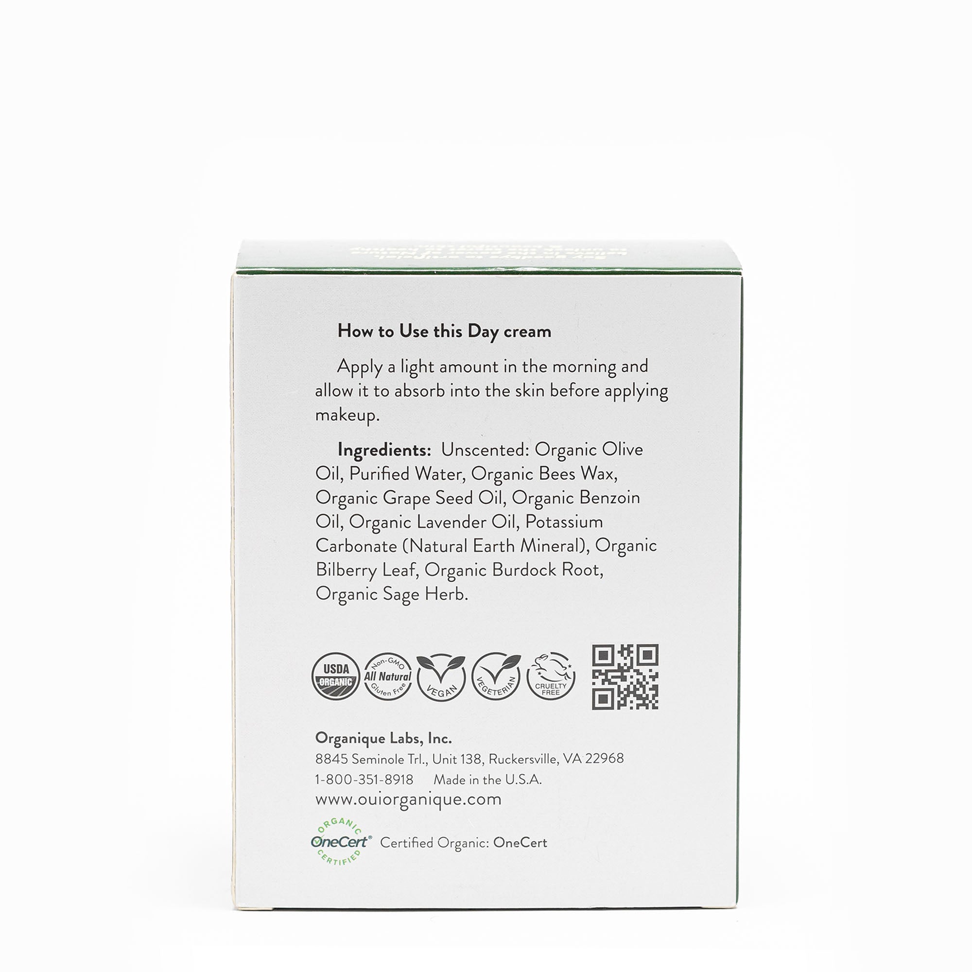 Certified Organic Rejuvenating Day Cream burdock Root|Detoxify |Brighten| - BIG FRENCHIES