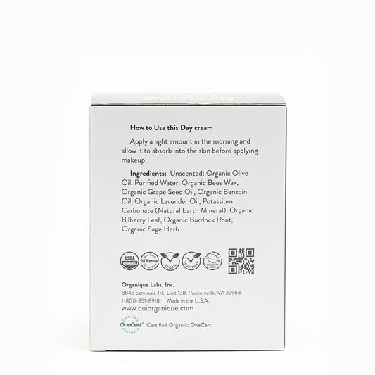Certified Organic Rejuvenating Day Cream burdock Root|Detoxify |Brighten| - BIG FRENCHIES
