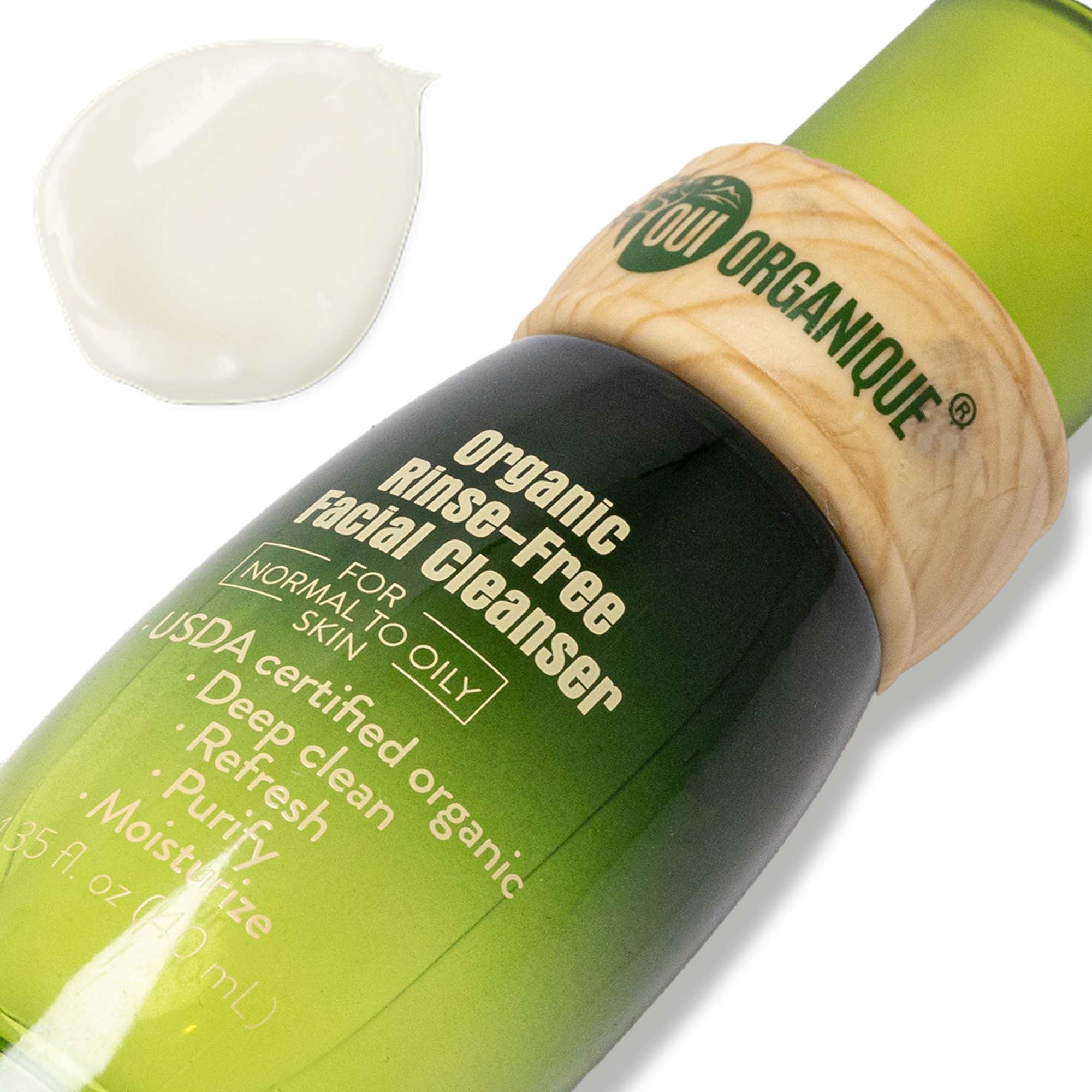 Certified Organic Rinse Free Facial Cleanser|Aloe vera All -in-1 Skin freshener All skin Types even Sensitive/Baby's wipe - BIG FRENCHIES