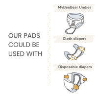 MyBeeBear Reusable Booster Pad (3 counts) - BIG FRENCHIES