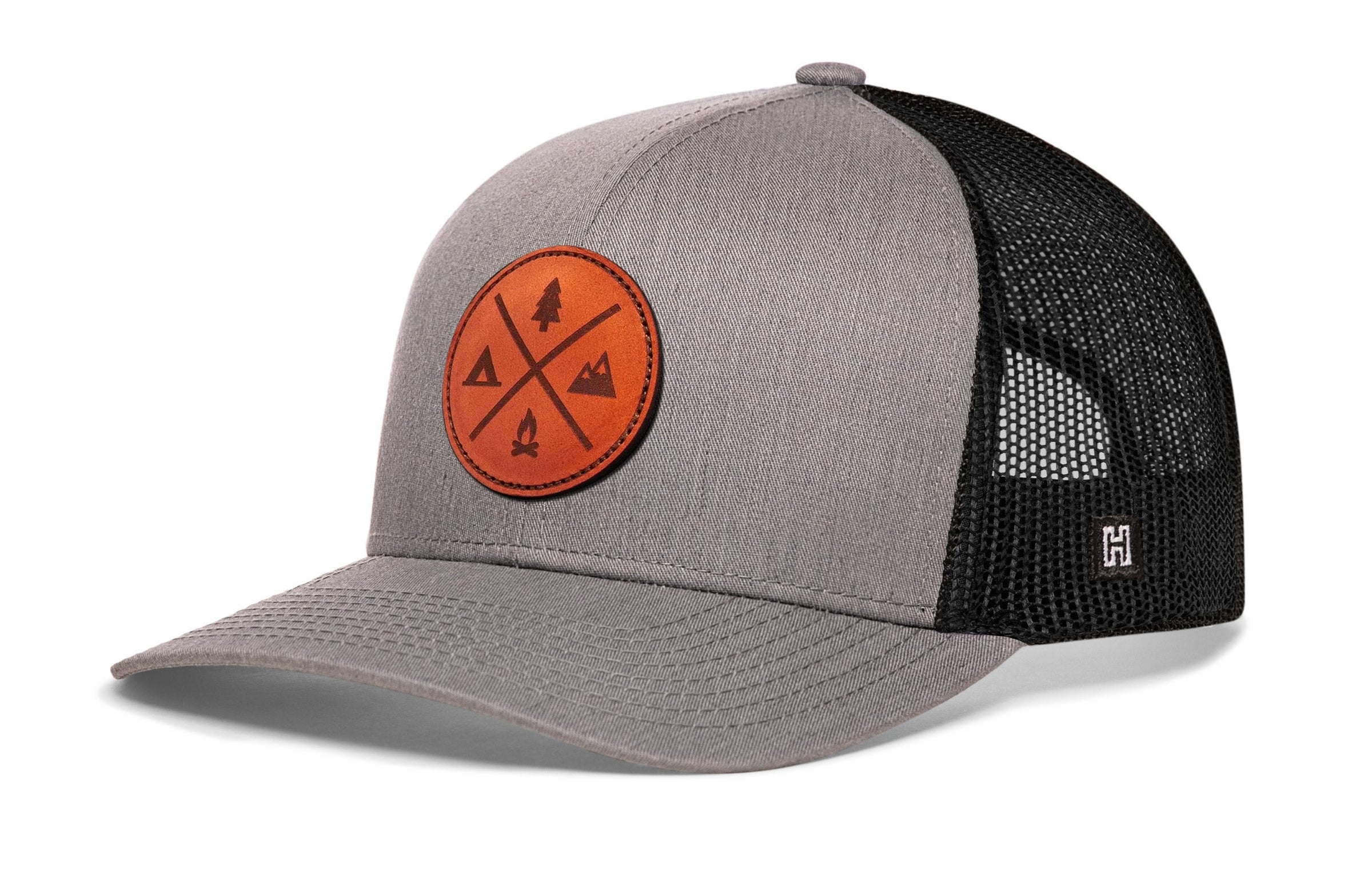 Outdoor X Trucker Hat  |  Black Outdoor X Snapback