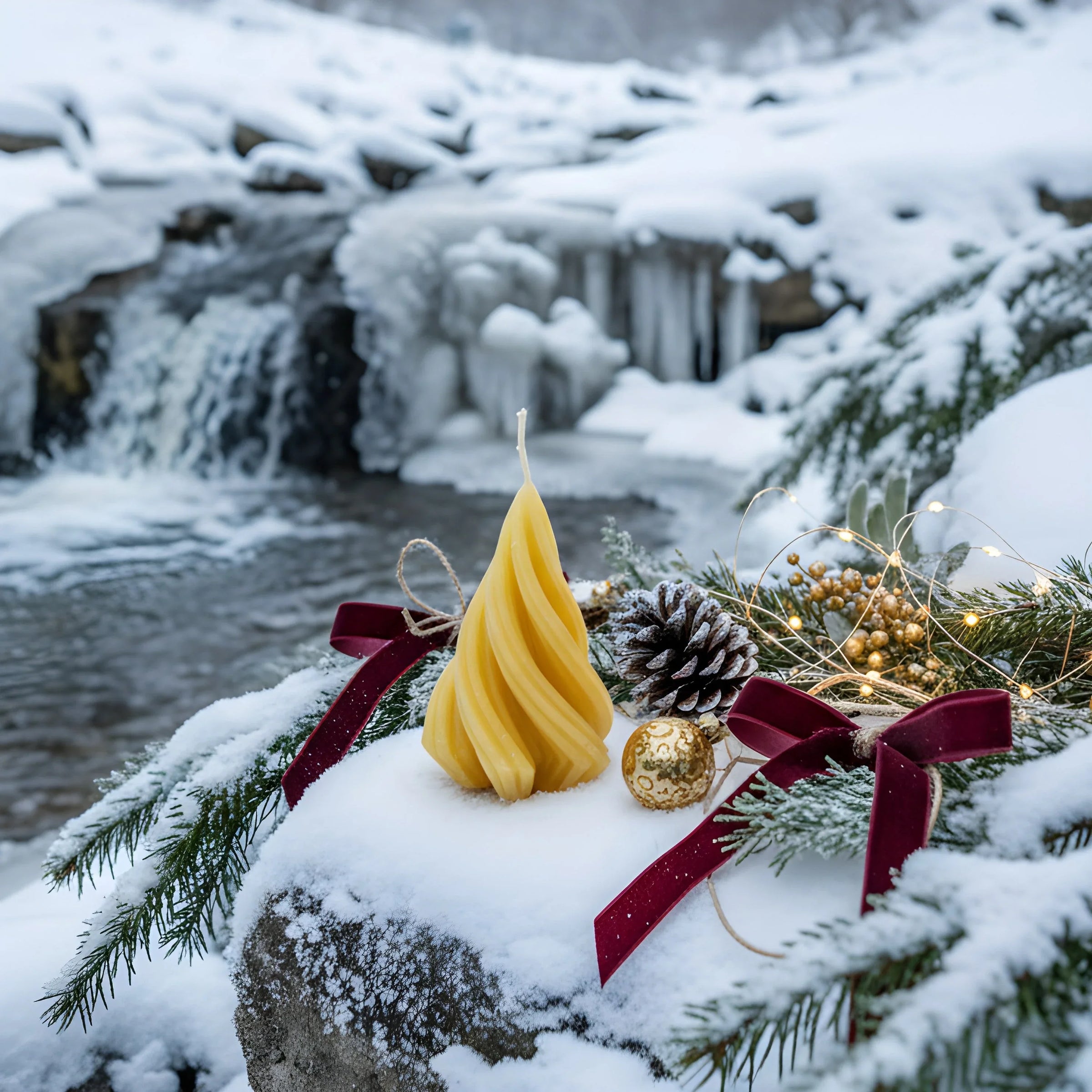 Modern Tree Beeswax Candle - BIG FRENCHIES