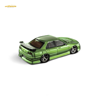 Mortal ER34 Skyline Uras Transparent Metallic Green 1:64