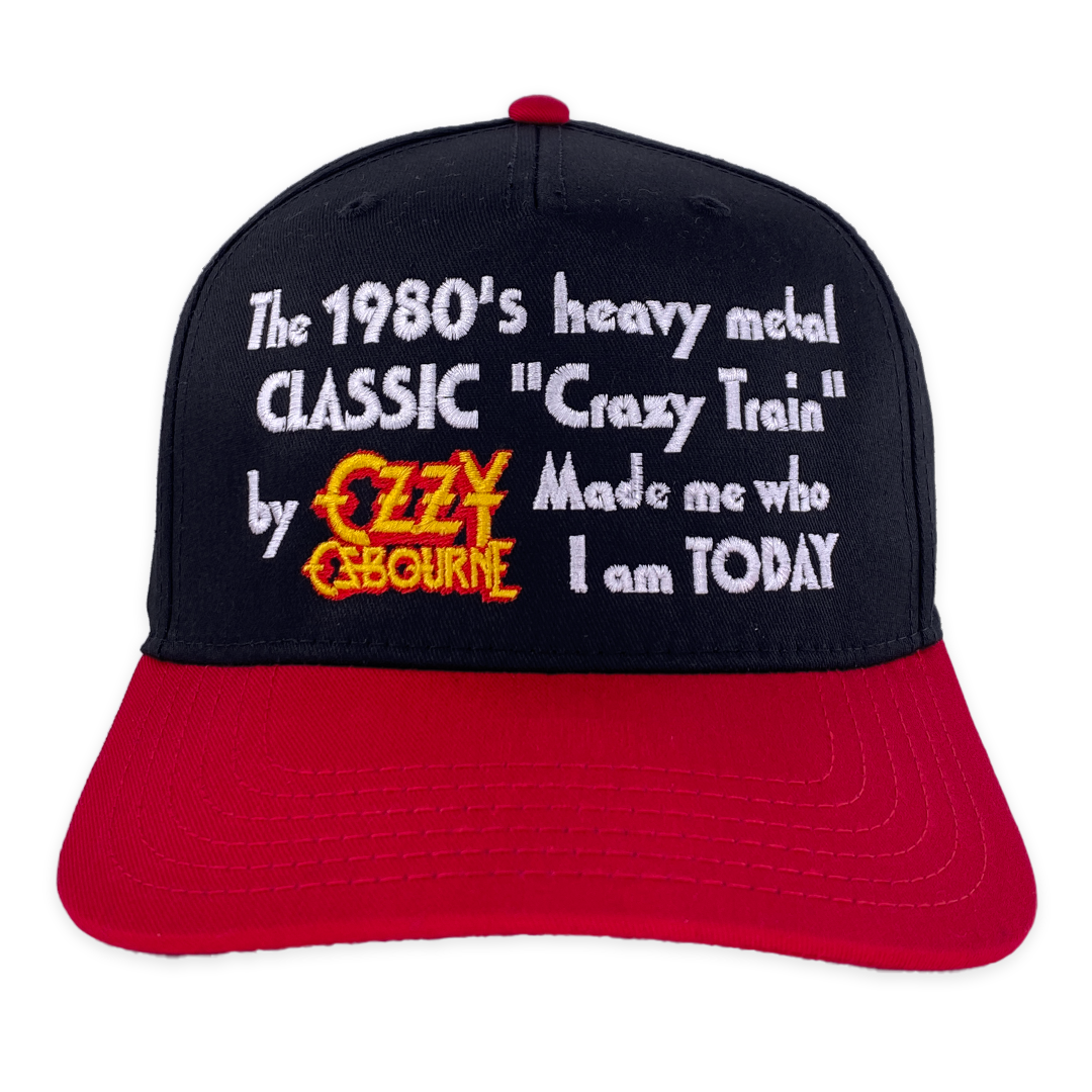 Crazy Train Custom Embroidered Hat