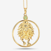 0.24 Carat Genuine Peridot .925 Sterling Silver Pendant